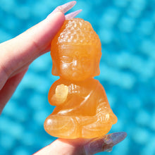Load image into Gallery viewer, Orange Calcite Buddha
