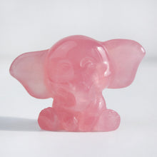 Load image into Gallery viewer, Rose Quartz Elephant
