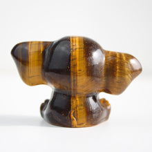 Load image into Gallery viewer, Yellow Tiger&#39;s Eye Elephant

