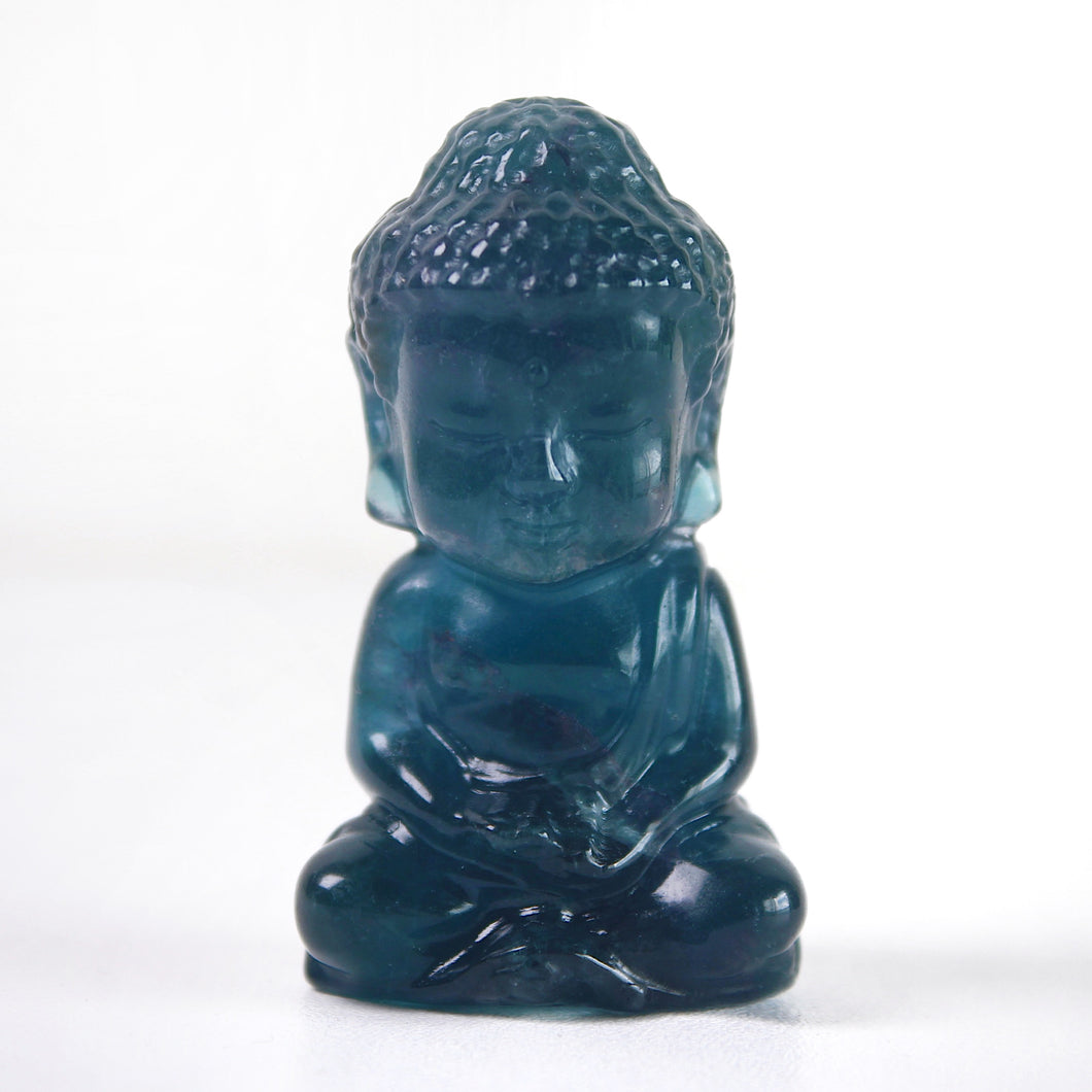 Blue Fluorite Buddha