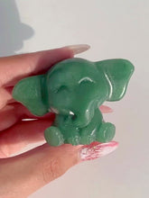 Load and play video in Gallery viewer, Green Aventurine Elephant
