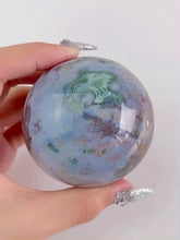 Load and play video in Gallery viewer, Ocean Jasper Sphere 51OJ
